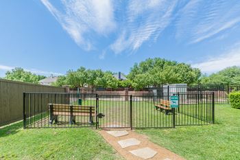 Enclosed and Leash Free Dog Park at Preston Bend, Texas